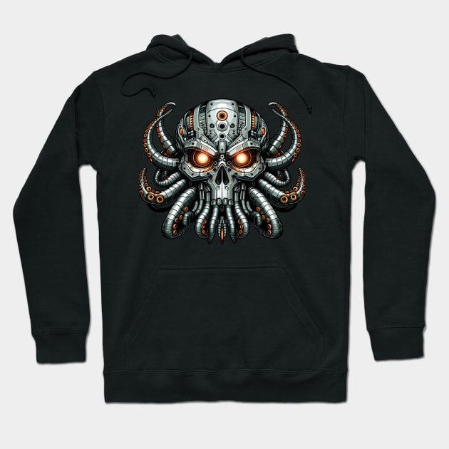 Biomech Cthulhu Overlord S01 D51 Hoodie by Houerd